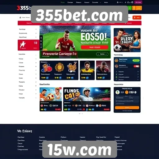 Análise da interface do usuário do 355bet.com